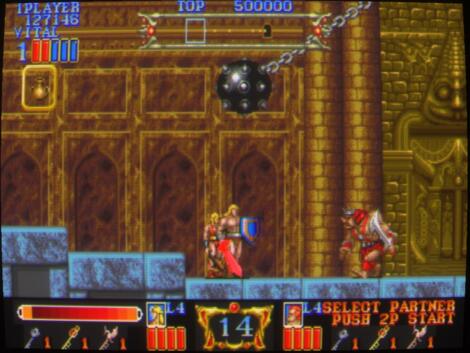 Arcade Mame 0.150 HLSL Magic_Sword _Heroic_Fantasy Capcom 1990