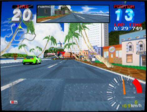 Arcade Mame HLSL Ridge_Racer Namco