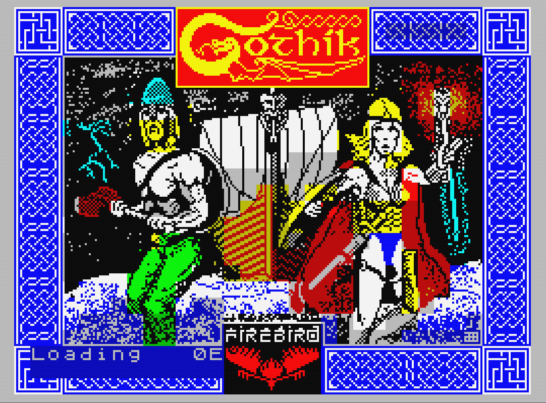 ZX_Spectrum Sinclair Speccy Gothik Firebird_Software_Ltd. 1987