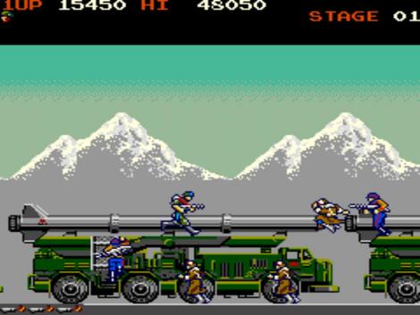Arcade Mame:Rush'n'Attack (aka Green Beret):Konami:1985