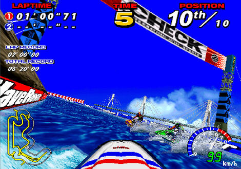 Arcade Sega:Model2:Model2Emulator:Nebula:Wave Runner:Sega:1996