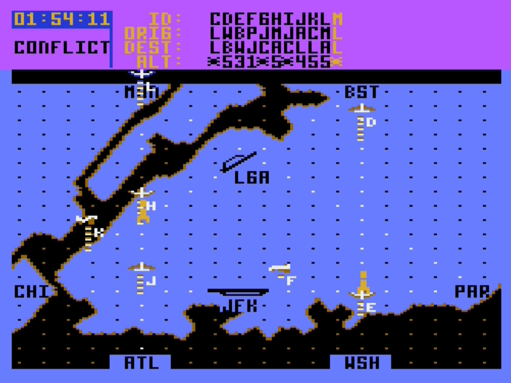 Atari XE/XL Altirra Kennedy_Approach MicroProse 1985