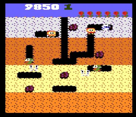 Atari 7800:emu7800:Dig Dug:Atari Corporation:Namco Limited:1987: