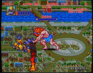 Arcade HLSL MameUI x86 NeoGeo King_of_Monster_II SNK 1992