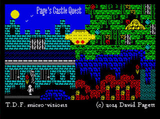 ZX Retro Page's_Castle_Quest_(ZX_Spectrum)._David_Pagett,_2014
