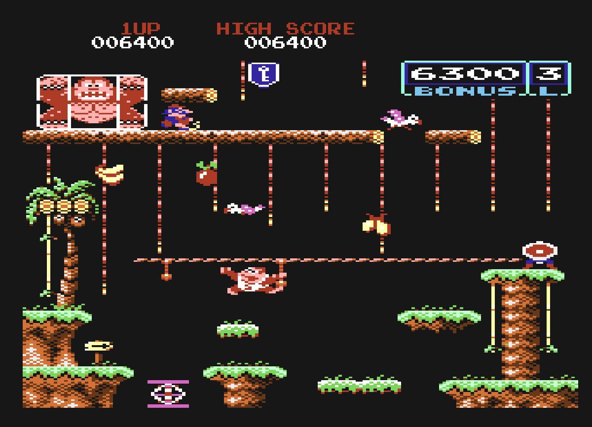 C64 Retro - Donkey Kong Junior (Commodore 64). Mr. SID (HVSC Crew, Megadesigns Incorporated), Music Encore (Undone), STE'86, 2014