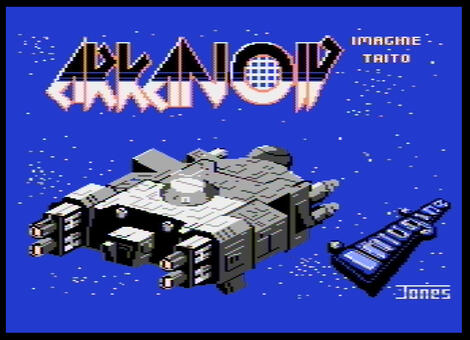 Atari XE/XL Altirra  Arkanoid_(loader_screen) Imagine_Software Taito_Corporation 1987