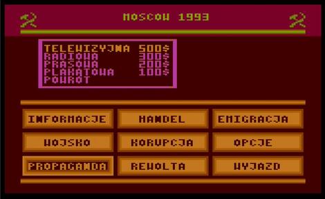Atari XE/XL:Altirra:Moscow 1993:Sikor Soft:1994: