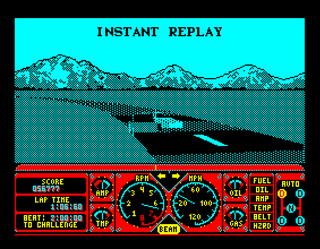 Amstrad CPC CPCem Hard_Driving