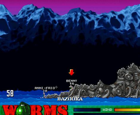 Atari Virtual Jaguar Worms Team17 1998