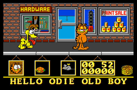 Amiga WinFellow Garfield Big Fat Hairy Deal Edge Softek 1988