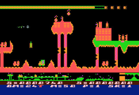 Atari Altirra 8bit Rainbow Air_Strike_II English_Software 1983