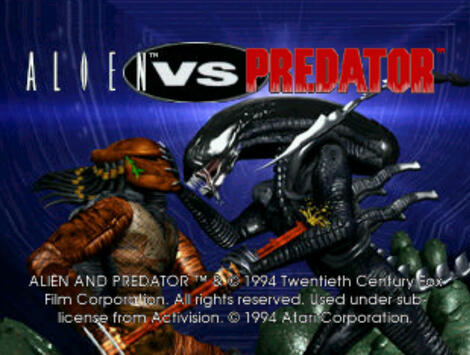 Atari Jaguar Console Virtual_Jaguar Alien_vs_Predator Atari_Corporation Rebellion_Developments_Ltd. 1994