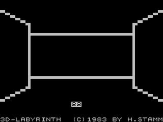 ZX Spectrum Sinclair ZX80 ZX81 3D_Labirynth 1983 Stamm