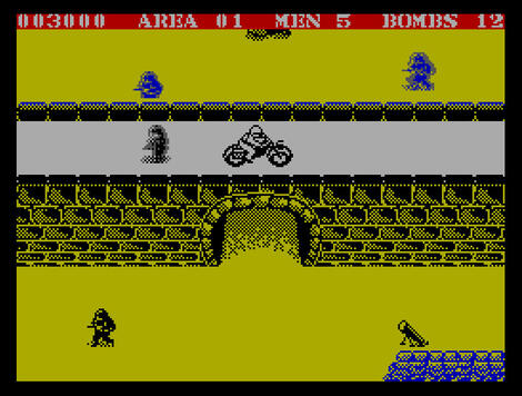 ZX:Spectrum:ZxMak:Commando:Elite Systems Ltd.:Capcom Co., Ltd.:1985: