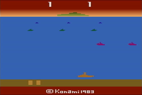 Atari:2600:VCS:Stella:Marine Wars:Konami Industry Co. Ltd.:Konami Industry Co. Ltd.:1983:
